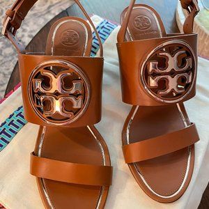 Tory Burch Metal Miller Wedges